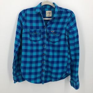 Hollister Long Sleeve Button Up Flannel